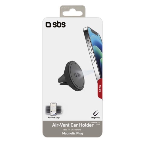 SBS TESUPMAGMCLIP supporto per personal communication Supporto passivo Telefono cellulare/smartphone Nero