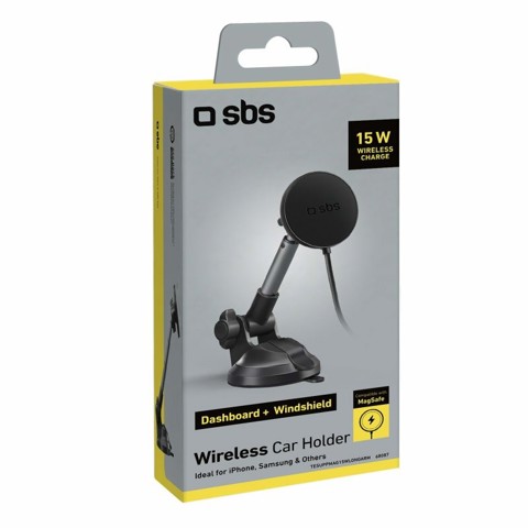 SBS TESUPPMAG15WLONGARM supporto per personal communication Telefono cellulare/smartphone Grigio