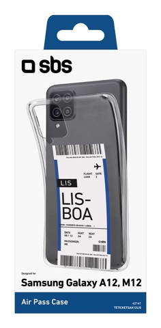 SBS TETICKETSAA12LIS custodia per cellulare 16,5 cm (6.5") Cover Nero, Blu, Trasparente, Bianco