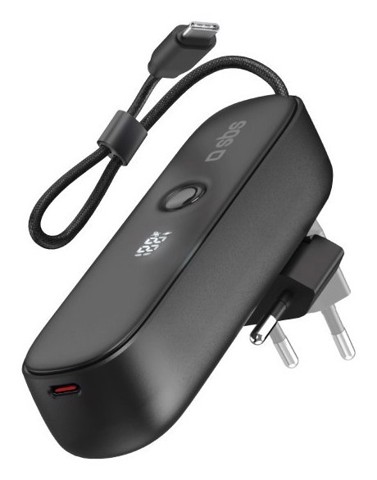 SBS TETRBB5000PD20 batteria portatile Ioni di Litio 5000 mAh Nero