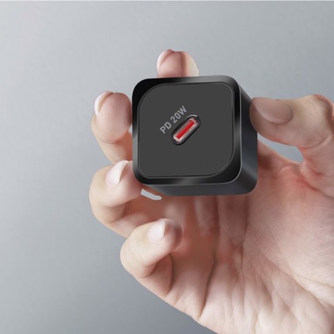 SBS TETRGAN1C20K Caricabatterie per dispositivi mobili Cuffie, Altoparlante portatile, Smartphone, Orologio intelligente, Tablet Blu AC Ricarica rapida Interno