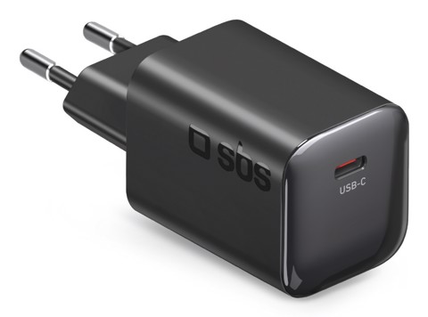 SBS TETRGAN1CAVS40W Caricabatterie per dispositivi mobili Smartphone, Tablet Nero AC Ricarica rapida Interno