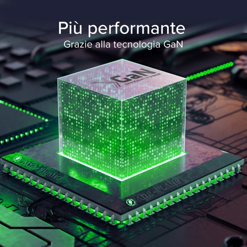 SBS TETRGANUSBCPD65W Caricabatterie per dispositivi mobili Lettore e-book, Fitness tracker, GPS, Auricolare, Telefono cellulare, Altoparlante portatile, Power bank, Smartphone, Orologio intelligente, Tablet Nero AC Ricarica rapida Interno