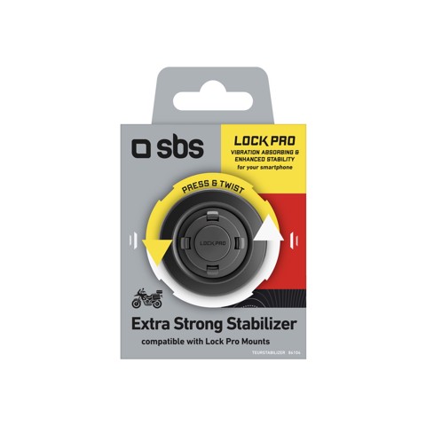 SBS TEURSTABILIZER video stabilizzatore Stabilizzatore per fotocamera per smartphone Nero