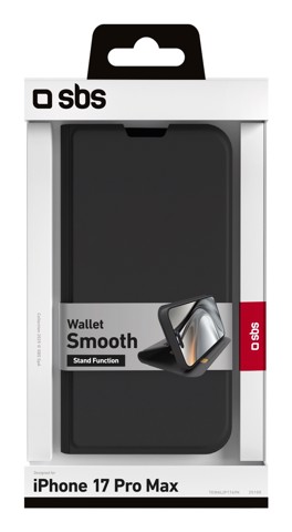 SBS TEWALIP1769K custodia per cellulare 17,5 cm (6.9") Custodia a borsellino Nero