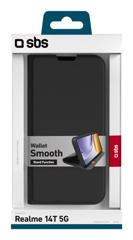 SBS TEWALRE14T5GK Custodia a borsellino Nero realme 14t 5g
