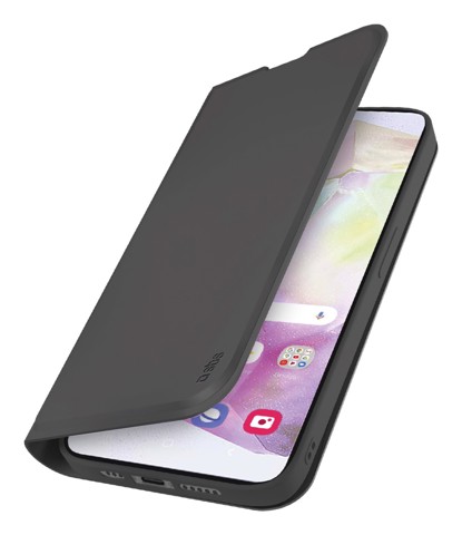 SBS TEWALSAA36K custodia per cellulare 17 cm (6.7") Custodia a borsellino Nero