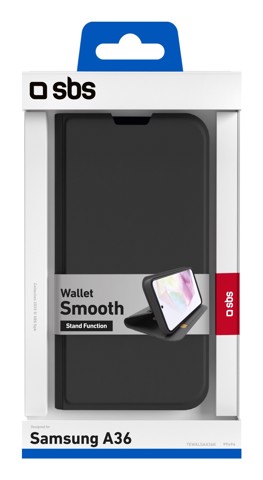 SBS TEWALSAA36K custodia per cellulare 17 cm (6.7") Custodia a borsellino Nero