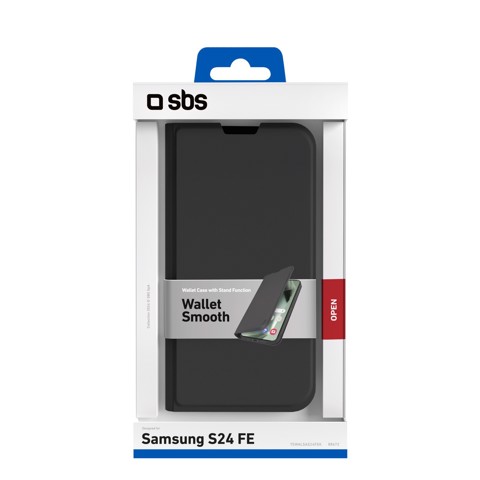 SBS TEWALSAS24FEK custodia per cellulare 17 cm (6.7") Custodia a libro Nero