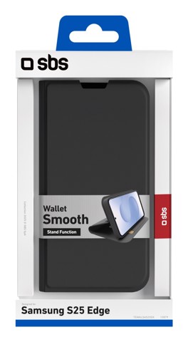 SBS TEWALSAS25EK custodia per cellulare 16,9 cm (6.66") Custodia flip a libro Nero