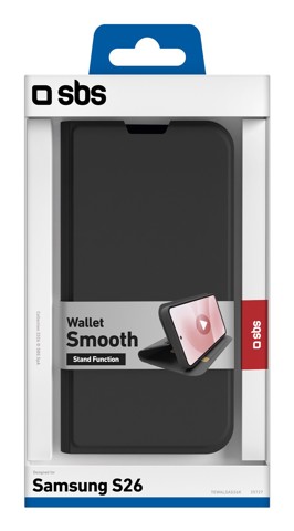 SBS TEWALSAS26K custodia per cellulare Custodia a borsellino Nero