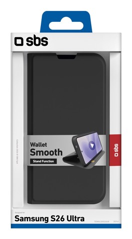 SBS TEWALSAS26UK custodia per cellulare Custodia a borsellino Nero