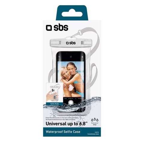 SBS TEWATERSELFIEW custodia per cellulare 17,3 cm (6.8") Bianco