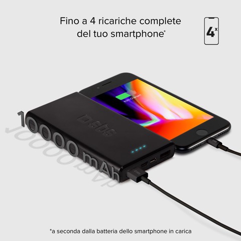 SBS TTBB10000FASTPD2 batteria portatile 10000 mAh Nero