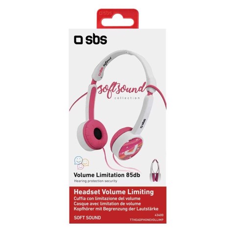SBS TTHEADPHONEVOLLIMP cuffia e auricolare Cuffie Wireless A Padiglione MUSICA Rosa
