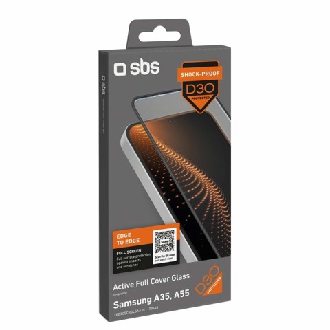 SBS Vetrino ultraresistente per Samsung Galaxy A35/A55 con tecnologia D3O