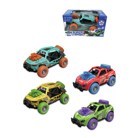 SILVER WHEEL AUTO SUPER CRASH 1:32