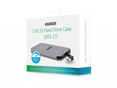 Sitecom MD-400 docking station per unità di archiviazione USB 3.2 Gen 1 (3.1 Gen 1) Type-A Nero, Argento