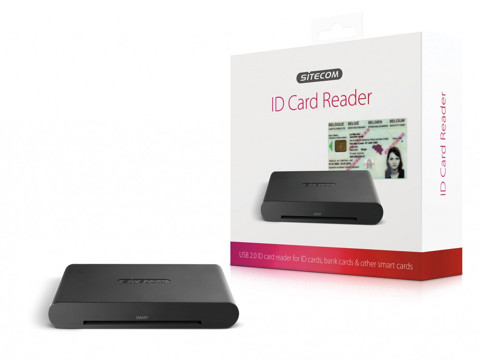Sitecom USB 2.0 ID Card Reader lettore di schede Nero