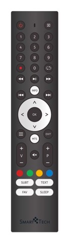 Smart Tech 24HN01V3CA TV 61 cm (24") HD Nero 200 cd/m²