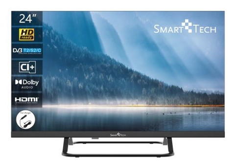 Smart-Tech 24HN01VC TV 61 cm (24") HD Nero 200 cd/m²
