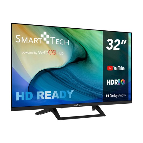 Smart-Tech 32HW01V1 TV 81,3 cm (32") HD Smart TV Wi-Fi Nero 180 cd/m²