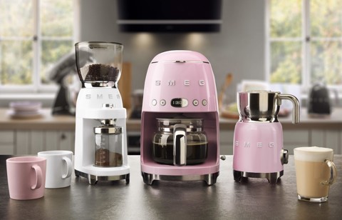 Smeg 50's Style Macchina da Caffè filtro DCF02PKEU Rosa