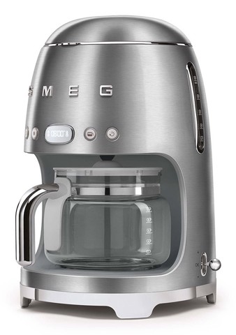 Smeg 50's Style Macchina da Caffè filtro DCF02SSEU Acciaio Inox