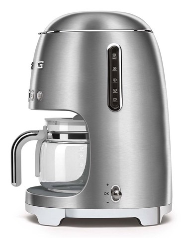 Smeg 50's Style Macchina da Caffè filtro DCF02SSEU Acciaio Inox