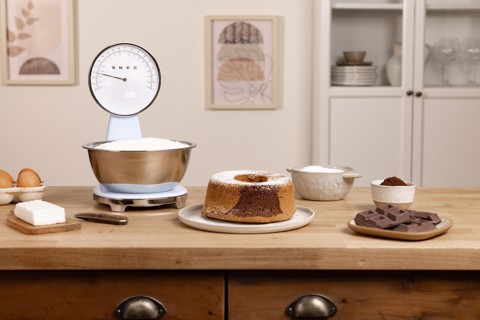 Smeg Bilancia da cucina 50's Style - Azzurro LUCIDO - KSF01PBWW