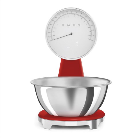 Smeg Bilancia da cucina 50's Style – Rosso LUCIDO - KSF01RDWW