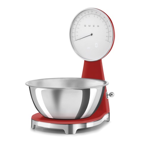 Smeg Bilancia da cucina 50's Style – Rosso LUCIDO - KSF01RDWW