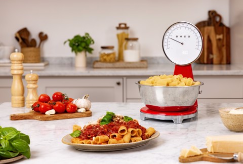 Smeg Bilancia da cucina 50's Style – Rosso LUCIDO - KSF01RDWW