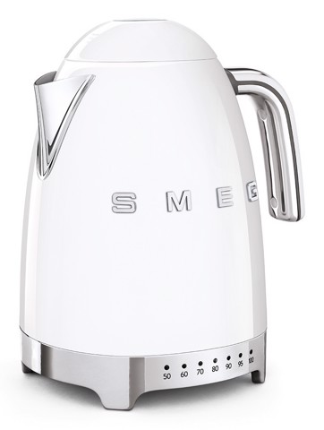 Smeg Bollitore A Temperatura Variabile 50's Style – Bianco LUCIDO – KLF04WHEU