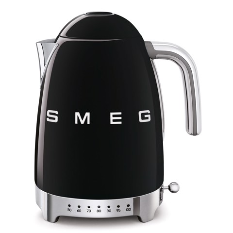 Smeg Bollitore A Temperatura Variabile 50's Style – Nero LUCIDO – KLF04BLEU