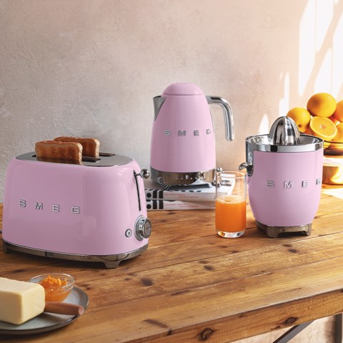 Smeg Bollitore A Temperatura Variabile 50's Style – Rosa LUCIDO – KLF04PKEU