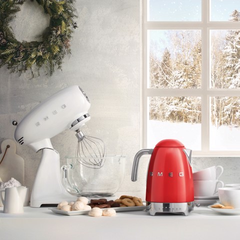 Smeg Bollitore A Temperatura Variabile 50's Style – Rosso LUCIDO – KLF04RDEU