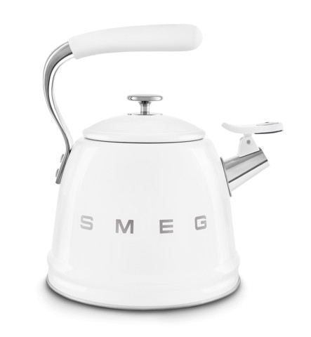 Smeg Bollitore con fischio 50's Style - Bianco LUCIDO - WKF01WH