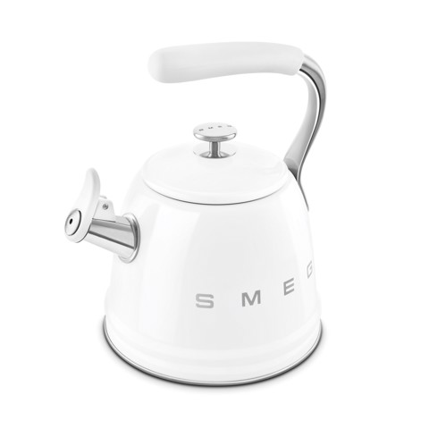 Smeg Bollitore con fischio 50's Style - Bianco LUCIDO - WKF01WH