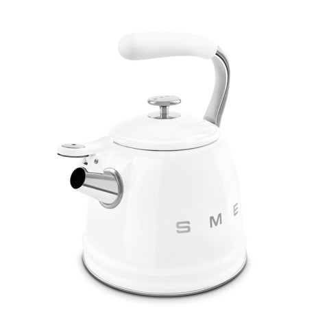 Smeg Bollitore con fischio 50's Style - Bianco LUCIDO - WKF01WH