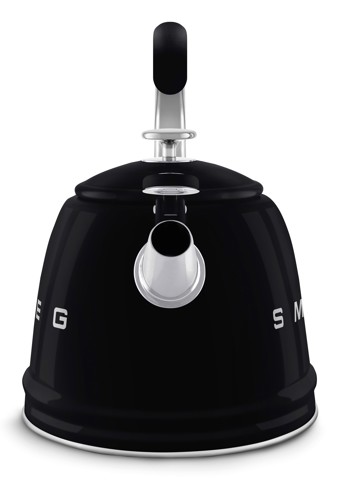 Smeg Bollitore con fischio 50's Style - Nero LUCIDO - WKF01BL