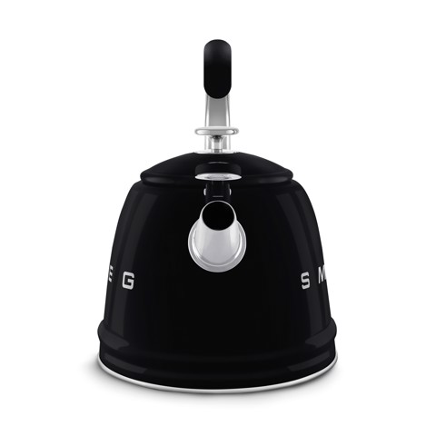 Smeg Bollitore con fischio 50's Style - Nero LUCIDO - WKF01BL