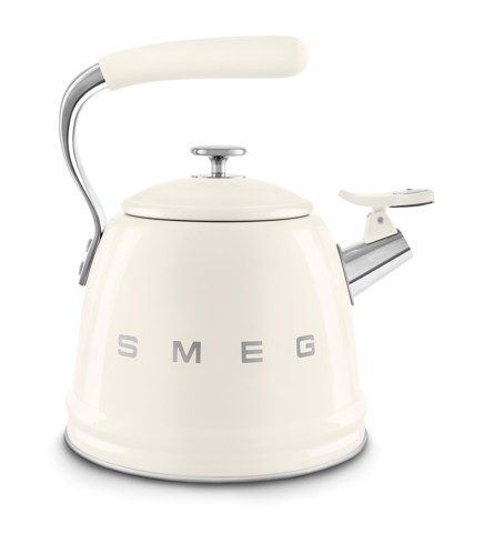 Smeg Bollitore con fischio 50's Style - Panna LUCIDO - WKF01CR