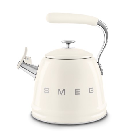 Smeg Bollitore con fischio 50's Style - Panna LUCIDO - WKF01CR