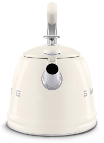Smeg Bollitore con fischio 50's Style - Panna LUCIDO - WKF01CR