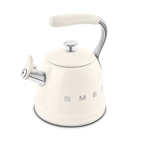 Smeg Bollitore con fischio 50's Style - Panna LUCIDO - WKF01CR