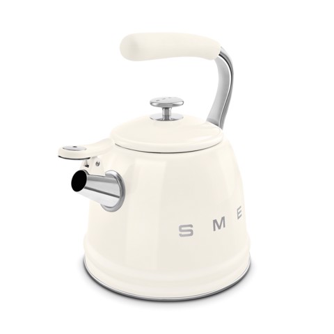 Smeg Bollitore con fischio 50's Style - Panna LUCIDO - WKF01CR