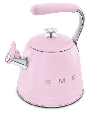 Smeg Bollitore con fischio 50's Style - Rosa LUCIDO - WKF01PK