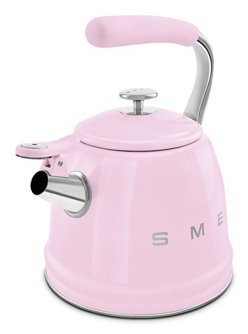 Smeg Bollitore con fischio 50's Style - Rosa LUCIDO - WKF01PK