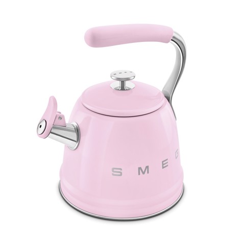 Smeg Bollitore con fischio 50's Style - Rosa LUCIDO - WKF01PK